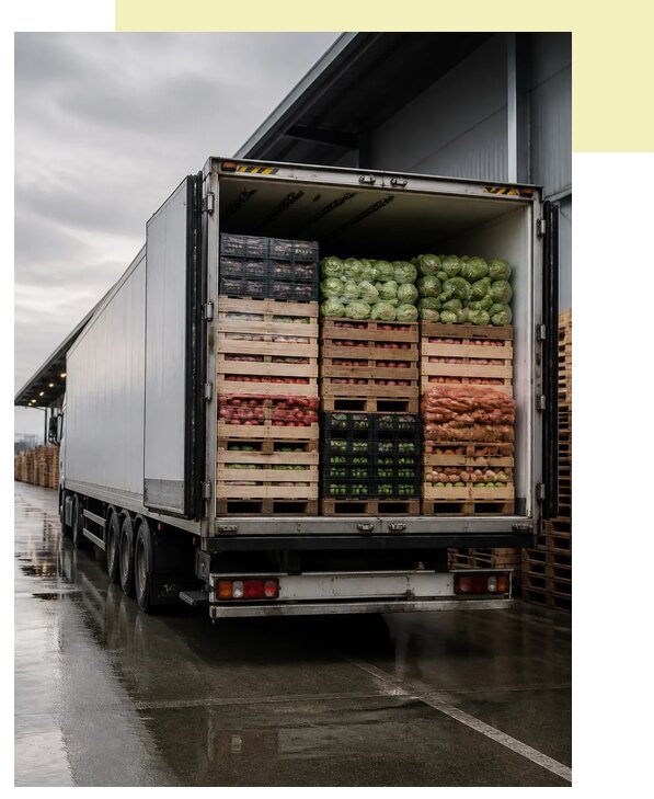 Перевозка плодоовощной продукции в Вологду по цене от 5136 р. | Агросервис-Вгд