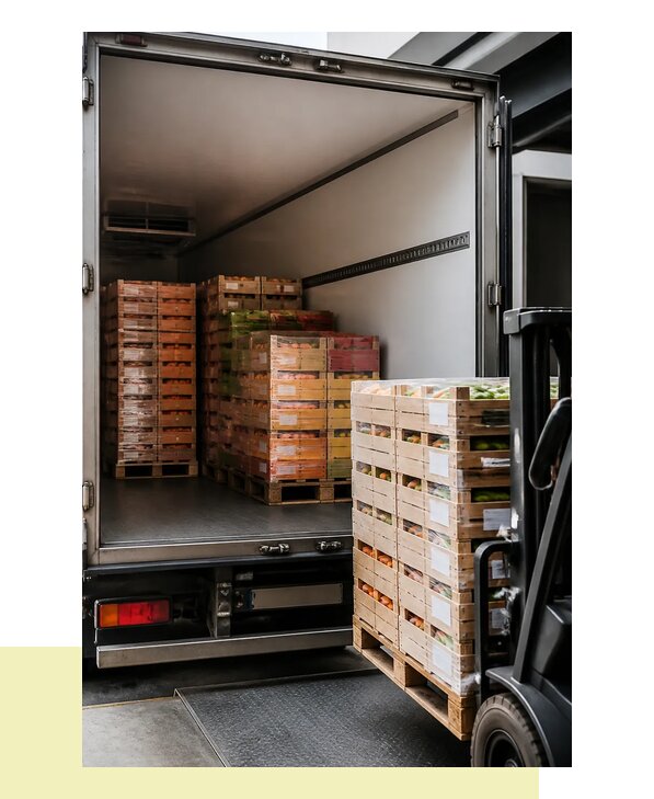 Перевозка сельхозпродукции на паллетах с доставкой в Вологду