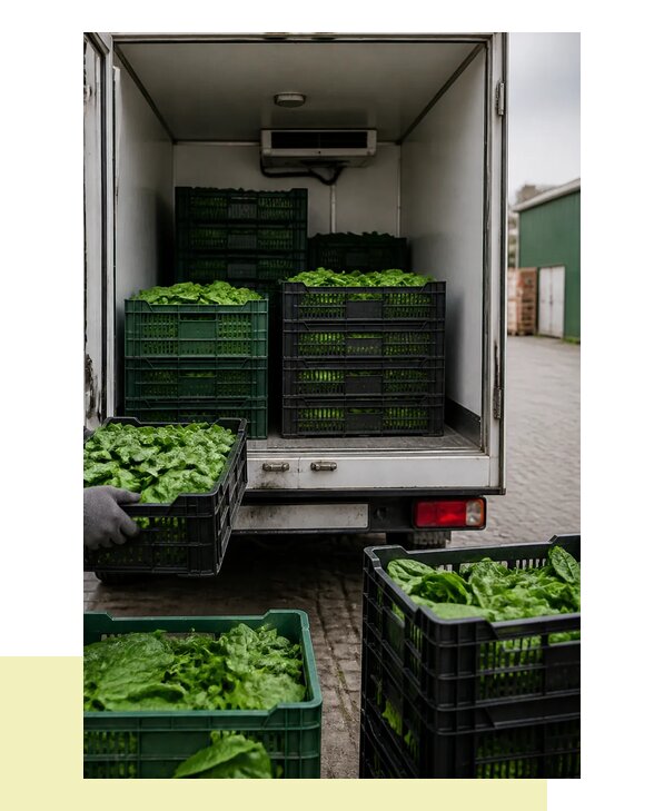 Перевозка шпината в Вологду с сохранением свежести продукции